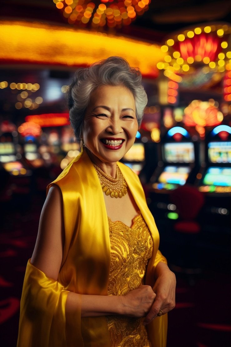Tampilan Klaim Bonus bernuansa neon