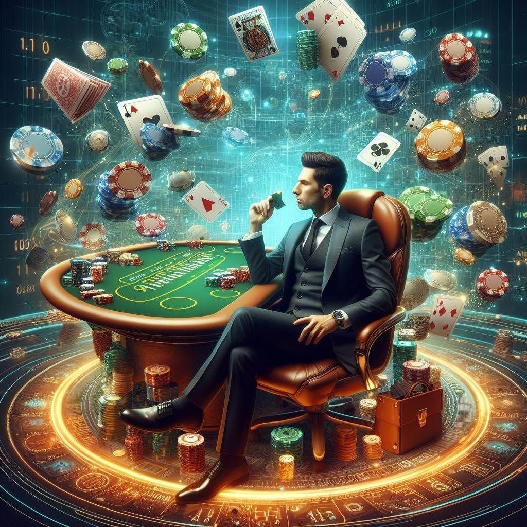 Ilustrasi afiliasi sekolatoto bernuansa neon